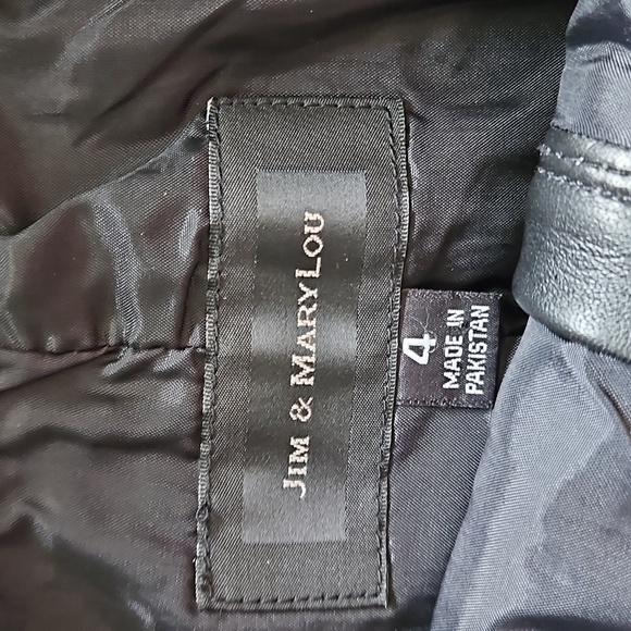 BNWOT Jim & MaryLou Leather Pencil skirt - Picture 7 of 9